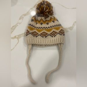 Zara Jacquard cap with Pom Pom